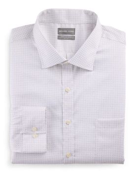 Michael Kors Michael Kors Big & Tall Micro Starburst Pattern Performance Dress Shirt