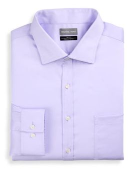 Michael Kors Michael Kors Big & Tall Non-Iron Solid Dress Shirt