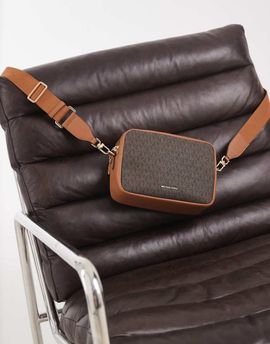 Michael Kors Michael Kors Bryant cross body bag in brown monogram print