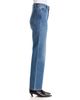 Michael Kors Michael Kors Cotton High Rise Straight Jeans in Dusk Blue Wash - 4