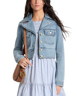 Michael Kors Michael Kors Cropped Denim Jacket