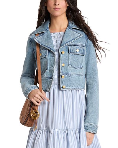 Michael Kors Michael Kors Cropped Denim Jacket