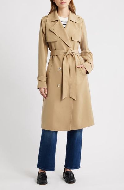 Michael Kors Michael Kors Drapey Tie Waist Trench Coat
