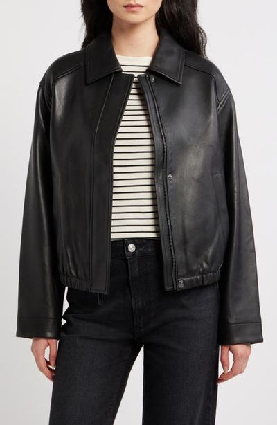 Michael Kors Michael Kors Faux Leather Bomber