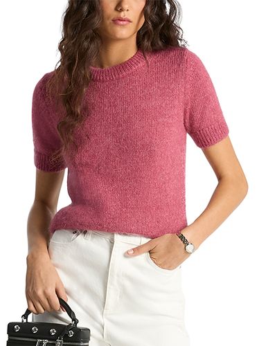 Michael Kors Michael Kors Fluffy Short Sleeve Sweater
