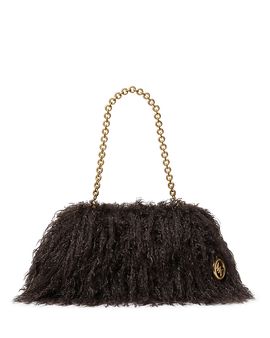 Michael Kors Michael Kors Goldie Cloud Faux Fur Frame Clutch