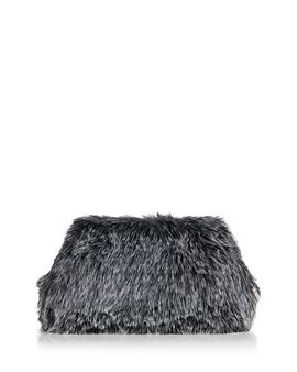 Michael Kors Michael Kors Goldie Faux Fur Clutch