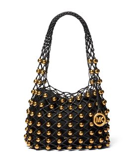Michael Kors Michael Kors Gwen Small Woven Hobo Bag