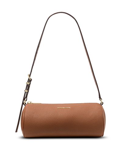 Michael Kors Michael Kors Izzy Small Pebbled Leather Barrel Pouchette