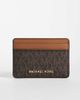 Michael Kors Michael Kors Jet Set cardholder in brown monogram print - 1