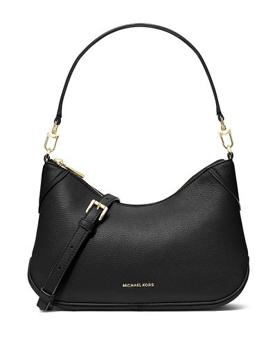 Michael Kors Michael Kors Jet Set Leather Convertible Pochette Crossbody