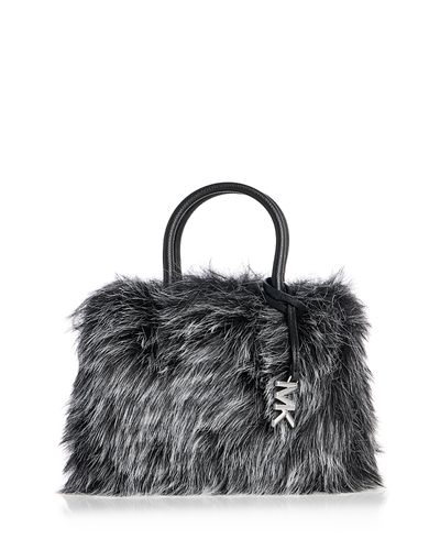 Michael Kors Michael Kors Laila Convertible Faux Fur Crossbody Bag