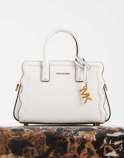 Michael Kors Michael Kors Laila extra small crossbody bag in eggshell white