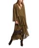 Michael Kors Michael Kors Long Sleeve High Low Maxi Dress - 1