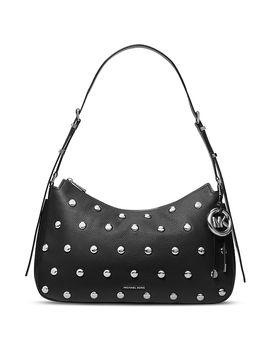 Michael Kors Michael Kors Medium Studded Leather Crossbody