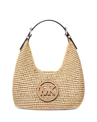 Michael Kors Michael Kors Nolita Small Raffia Hobo Bag