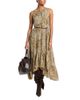 Michael Kors Michael Kors Printed High Low Midi Dress - 1