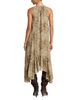 Michael Kors Michael Kors Printed High Low Midi Dress - 2