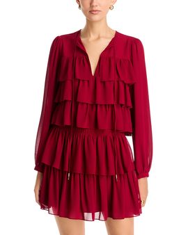 Michael Kors Michael Kors Ruffled Tiered Mini Dress