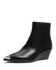 Michael Kors Michael Kors Women's Austin Leather Wedge Ankle Boots - 4