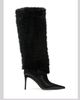 Michael Kors Michael Kors Women's Dawn Faux Shearling & Leather Knee High Boots - 2