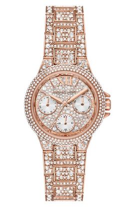 Michael Kors MICHAEL Michael Kors Camille Pavé Multifunction Bracelet Watch, 33mm