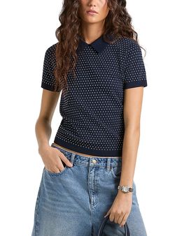 Michael Kors Michael Michael Kors Micro Dome Studs Polo Shirt