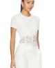 Michael Lauren Michael Lauren Ember Rib Lace Shortsleeve Tee - 2