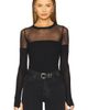 Michael Lauren Michael Lauren Herbert 1/2 Lace Top - 1