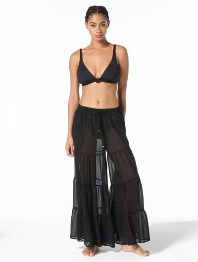 MICHAEL Michael Kors MICHAEL Michael Kors Solids Cover Up Pant Swim