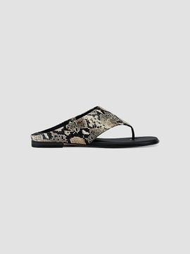 MICHAEL Michael Kors Women's Alster Python-Embossed Sandals