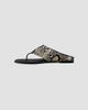 MICHAEL Michael Kors Women's Alster Python-Embossed Sandals - 5