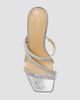 MICHAEL Michael Kors Women's Celia 50MM Crystal-Embellished Kitten-Heel Sandals - 5
