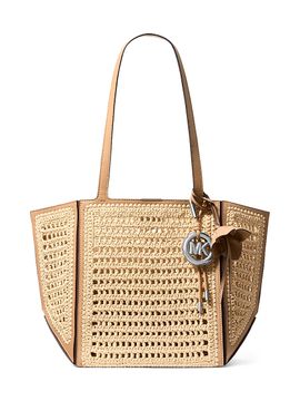 MICHAEL Michael Kors Women's Cinched Crochet Tote Bag
