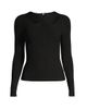 MICHAEL Michael Kors Women's Cut-Out Rib-Knit Sweater - 1