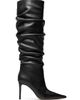MICHAEL Michael Kors Women's Dawn 90MM Leather Knee-High Slouch Boots - 1