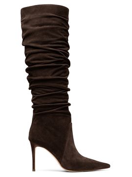 MICHAEL Michael Kors Women's Dawn 90MM Suede Knee-High Slouch Boots