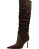 MICHAEL Michael Kors Women's Dawn 90MM Suede Knee-High Slouch Boots - 4