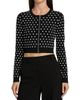 MICHAEL Michael Kors Women's Dome Stud Crop Cardigan - 3