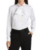 MICHAEL Michael Kors Women's Fringe Bow-Accected Blouse - 3
