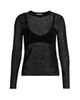 MICHAEL Michael Kors Women's Gem Fitted Long Crewneck Top - 1