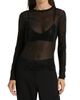 MICHAEL Michael Kors Women's Gem Fitted Long Crewneck Top - 3