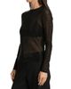 MICHAEL Michael Kors Women's Gem Fitted Long Crewneck Top - 4