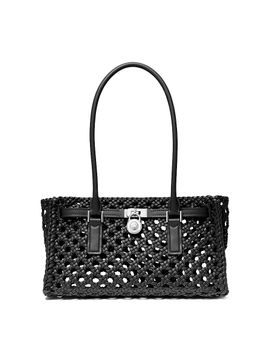 MICHAEL Michael Kors Women's Hamilton Small Woven Tote Bag