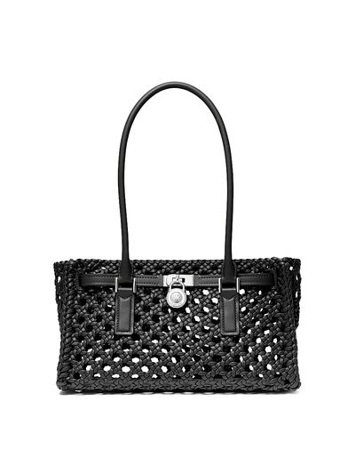 MICHAEL Michael Kors Women's Hamilton Small Woven Tote Bag
