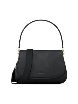 MICHAEL Michael Kors Women's Holmes Medium Leather Convertible Messenger Bag