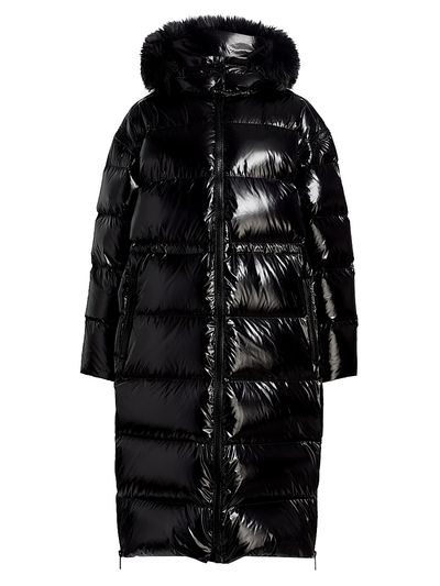 MICHAEL Michael Kors Women's Hooded Long Puffer Down Coat