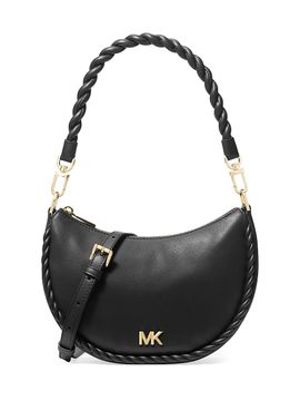MICHAEL Michael Kors Women's Kyla Leather Pouchette Shoulder Bag