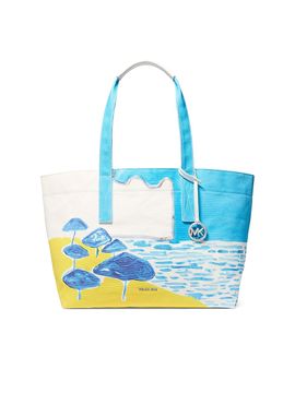 MICHAEL Michael Kors Women's Large Printed Cotton Tote Bag
