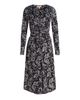 MICHAEL Michael Kors Women's Paisley Ruched Midi-Dress - 1